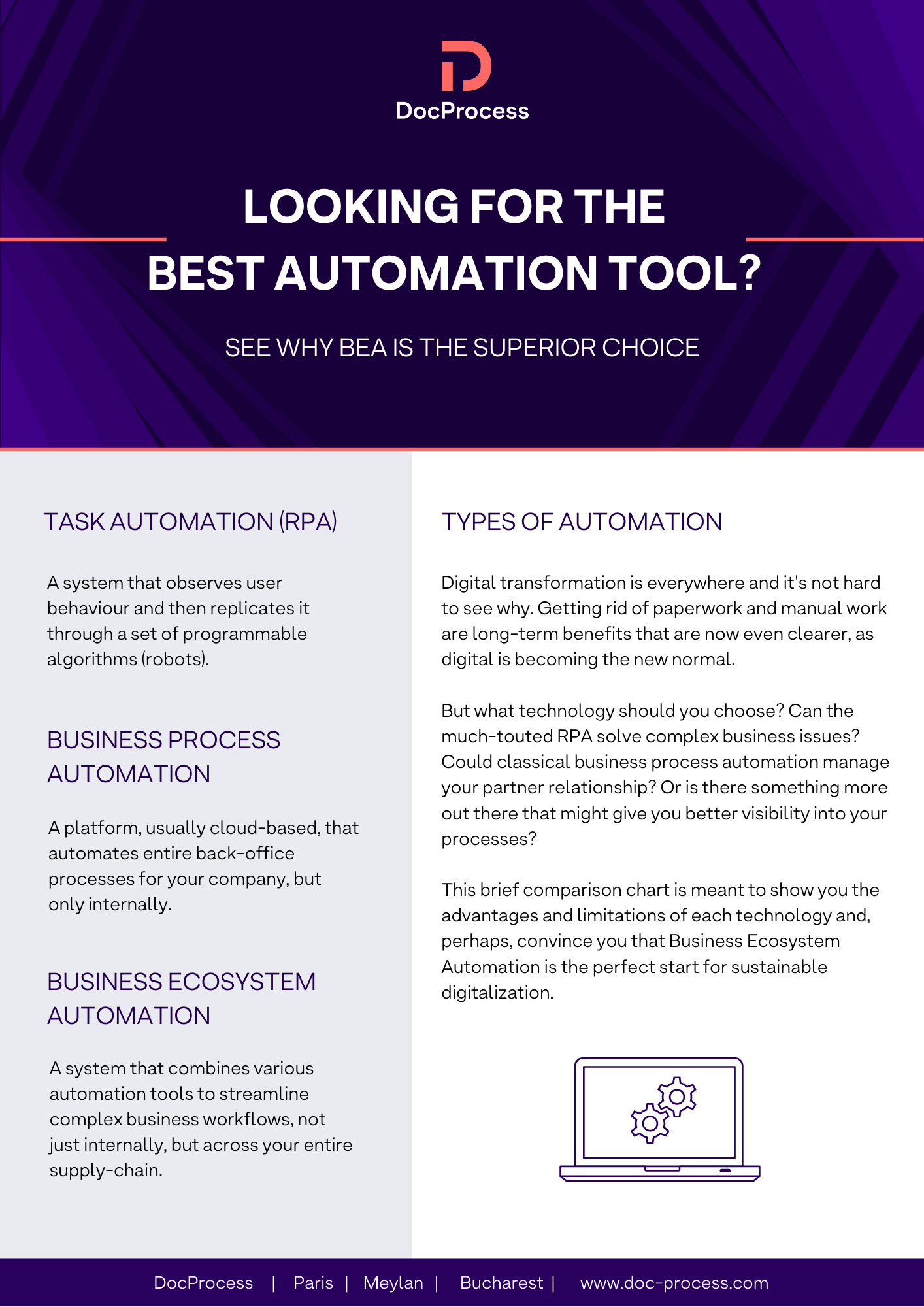 DocProcess - 3 Types of Automation DocProcess - 3 Types of Automation